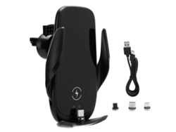 Cargador Inalámbrico Para Coche 15w Qi De Carga Rápida Con Soporte De Sujeción Automática