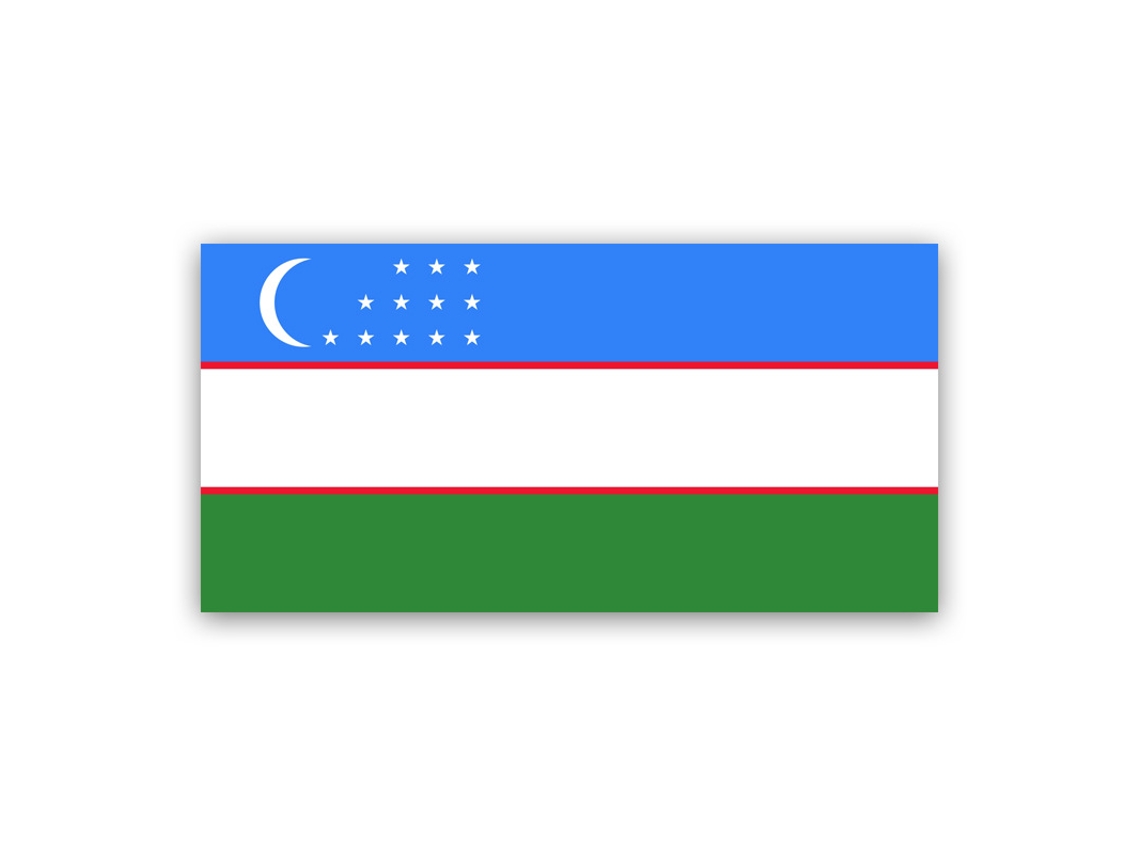Bandera de Uzbekistán, Bandera Nacional, Bandera en apoyo a los partidos de fútbol, 90 x 150 cm