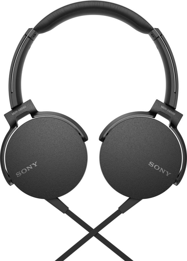 Auriculares con Cable SONY MDR-XB550AP (On Ear - Micrófono - Negro)