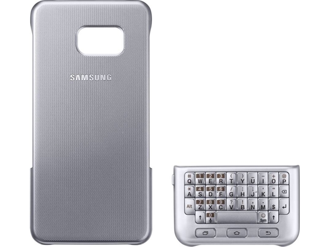 Funda SAMSUNG Teclado Galaxy S6 Edge+ Plateado