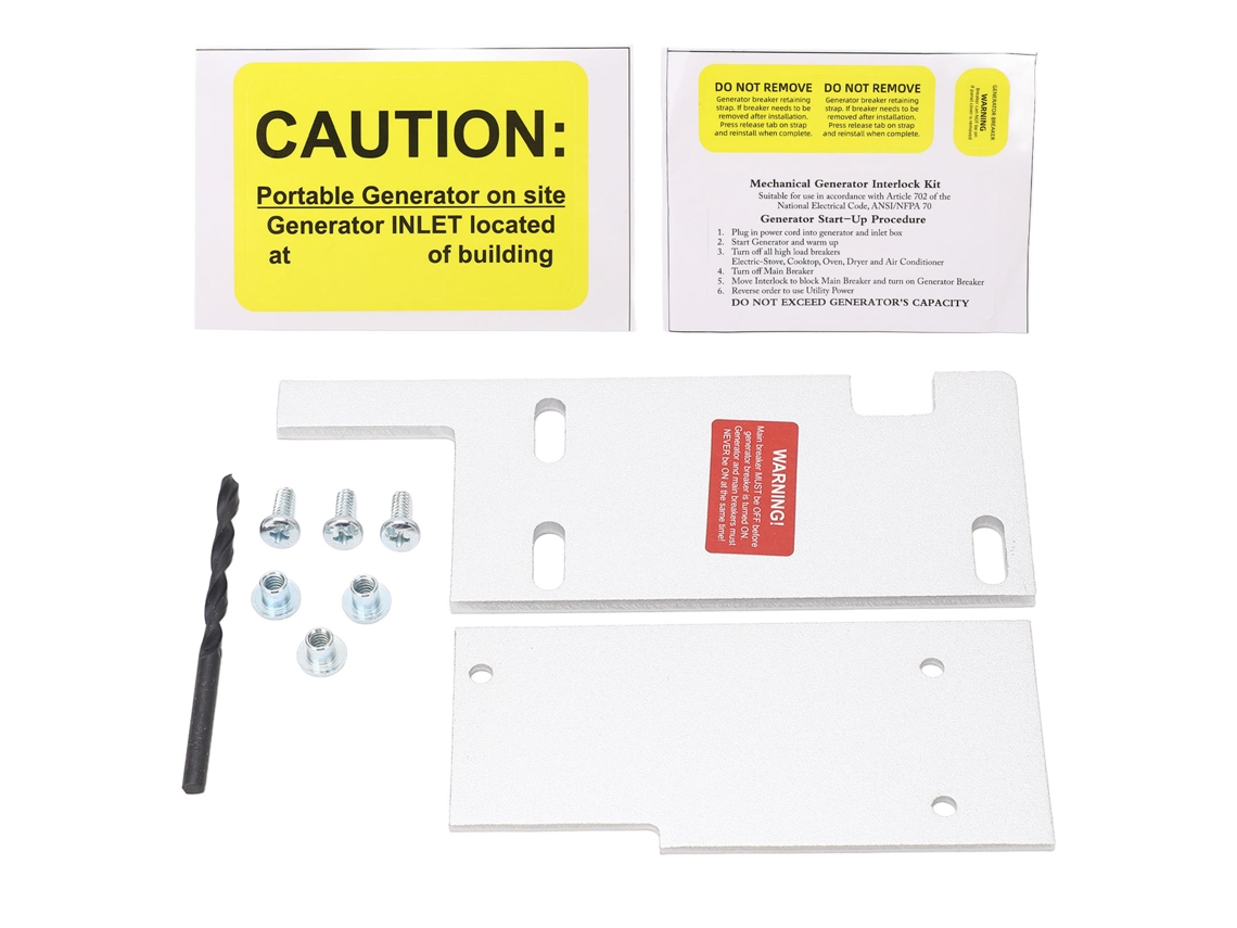 Kit De Bloqueo Para Paneles De Generador Eaton Cutler Hammer 150/200a Con Espaciado De 3 1/4-4 Pulgadas Sd-200vl