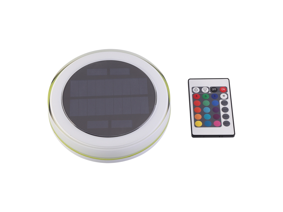 Luz solar flotante RGB para piscina con control remoto
