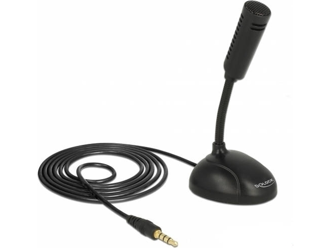 Micrófono DELOCK 65872 (Con cable - 100 - 13000 Hz)