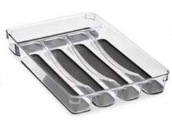 Organizador BIGBUY (Gris - Plástico - 23.3x4.5x32.7 cm)