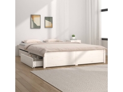 Marco de Cama con Cajones Blanco (200x200cm)