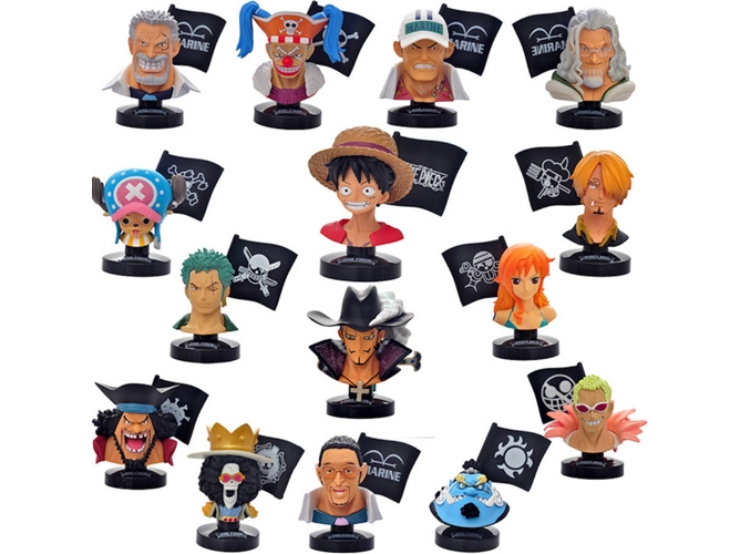 15 Figuras EASTVAPS One Piece Luffy Nami Sanji