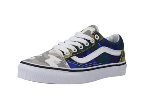 Zapatillas de Niños VANS Uy Old Skool Tecido Multicolor (30.5)