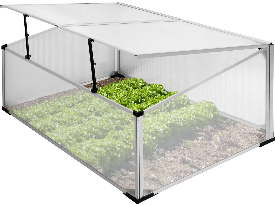 Invernadero ECD Marco de Aluminio (Gris - 100x60x40 cm)