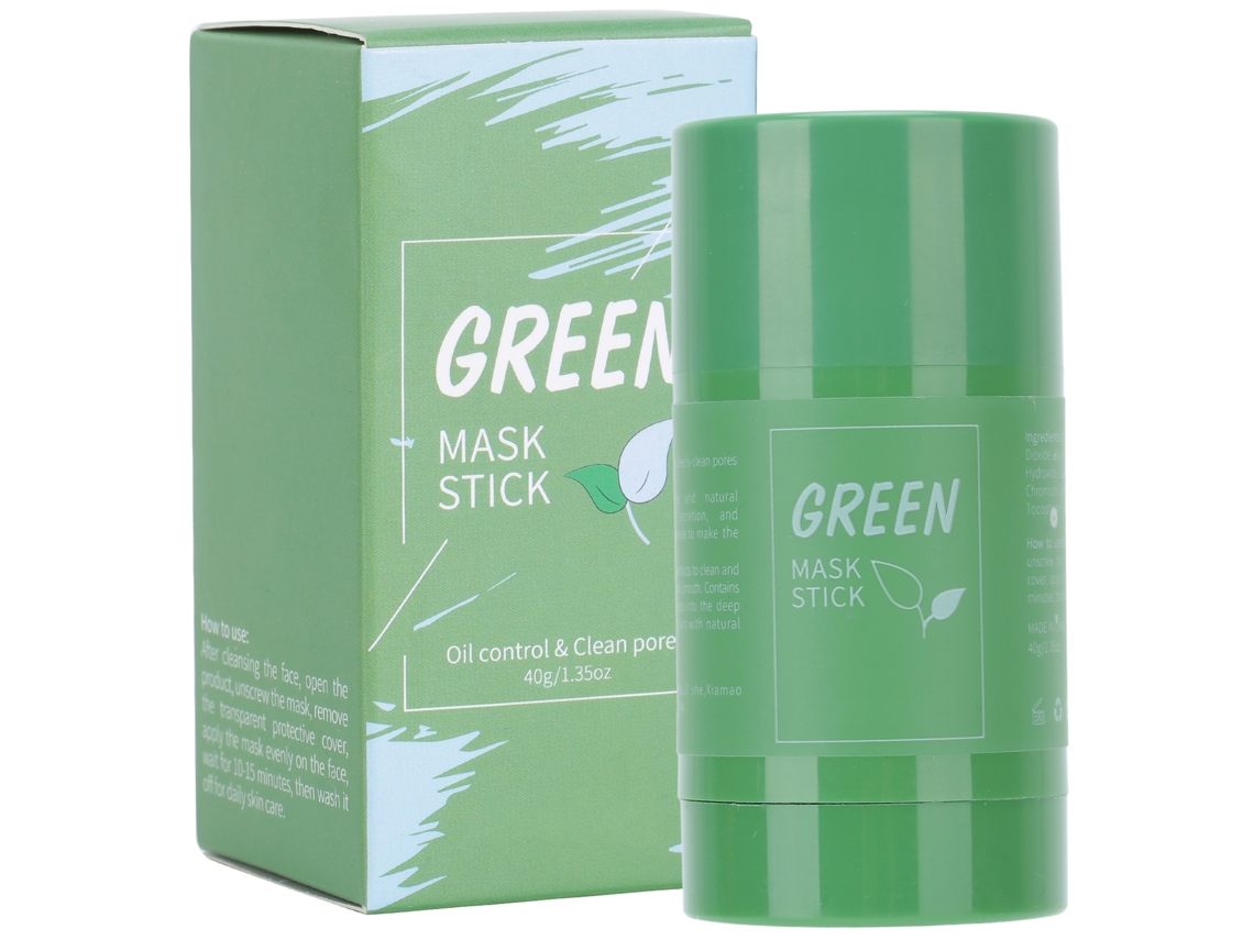 Máscara De Arcilla De Té Verde Para Limpieza Facial Portátil Hidratante Control De Aceite 40g