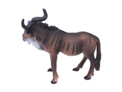 Estatua Realista De Animal Salvaje Con Cuernos, De Plástico, Regalo Educativo.