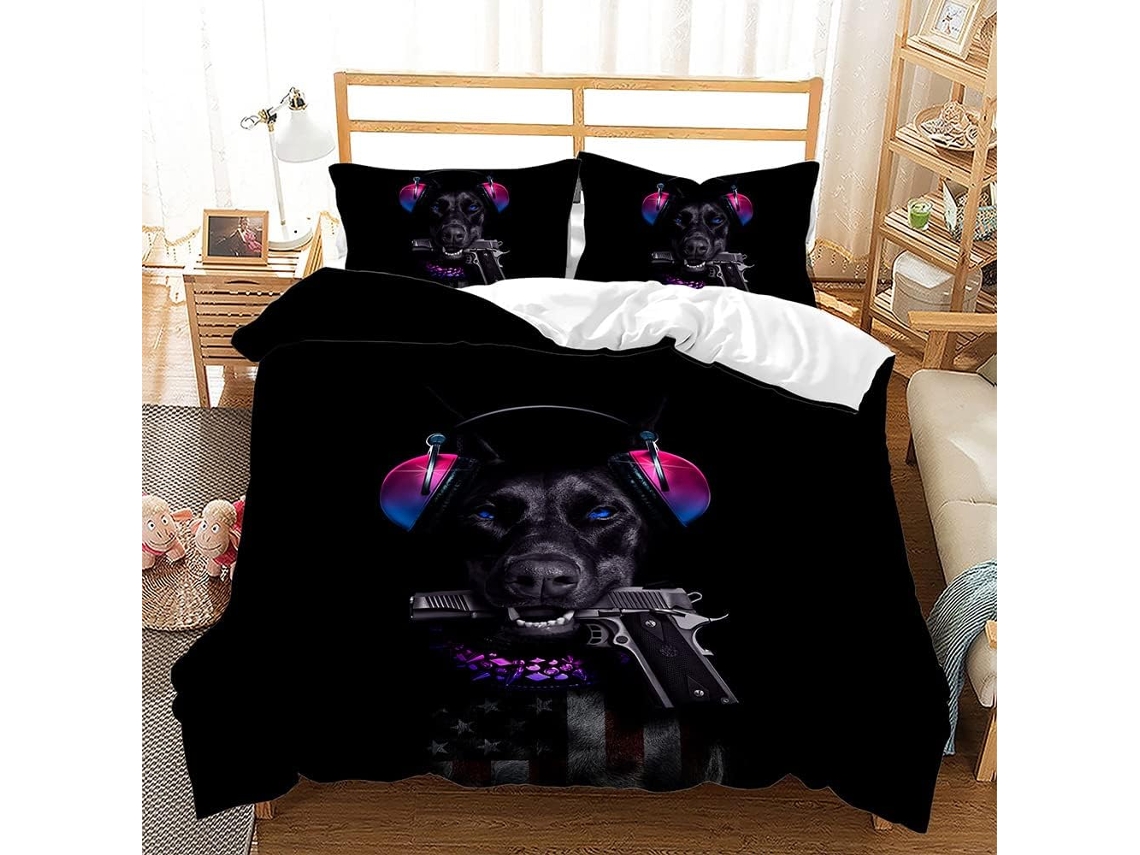 Juego Ropa Cama Funda Nórdica Microfibra Juego Almohada 135 X 200 Cm 50 75 220 240