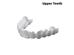 Protectores Dentales Ajustables Para Dientes Superiores, Carillas Dentales Y Prótesis Cosméticas Flexibles.