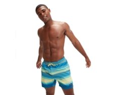 Shorts de Natação Placement Leisure 16´´ Azul M Homemspeedo