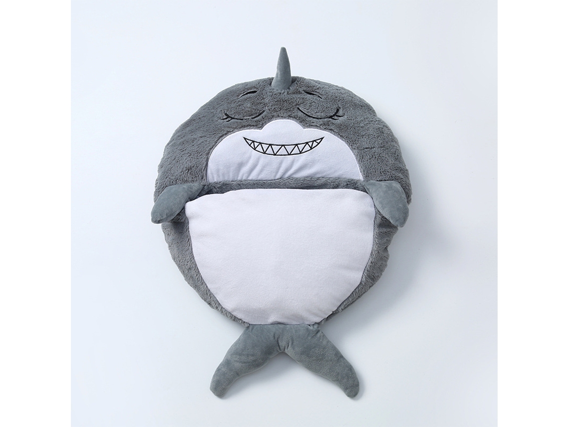 Saco De Dormir Grande Tubarão Branco/160 Cm * 60 Cm