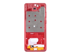 Pieza De Reparación Del Bisel De La Placa Frontal Mediana Para Samsung S20+ Rojo
