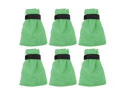 6 cubiertas de grifo gruesas, protección contra heladas, impermeables, para exteriores, color verde invierno.