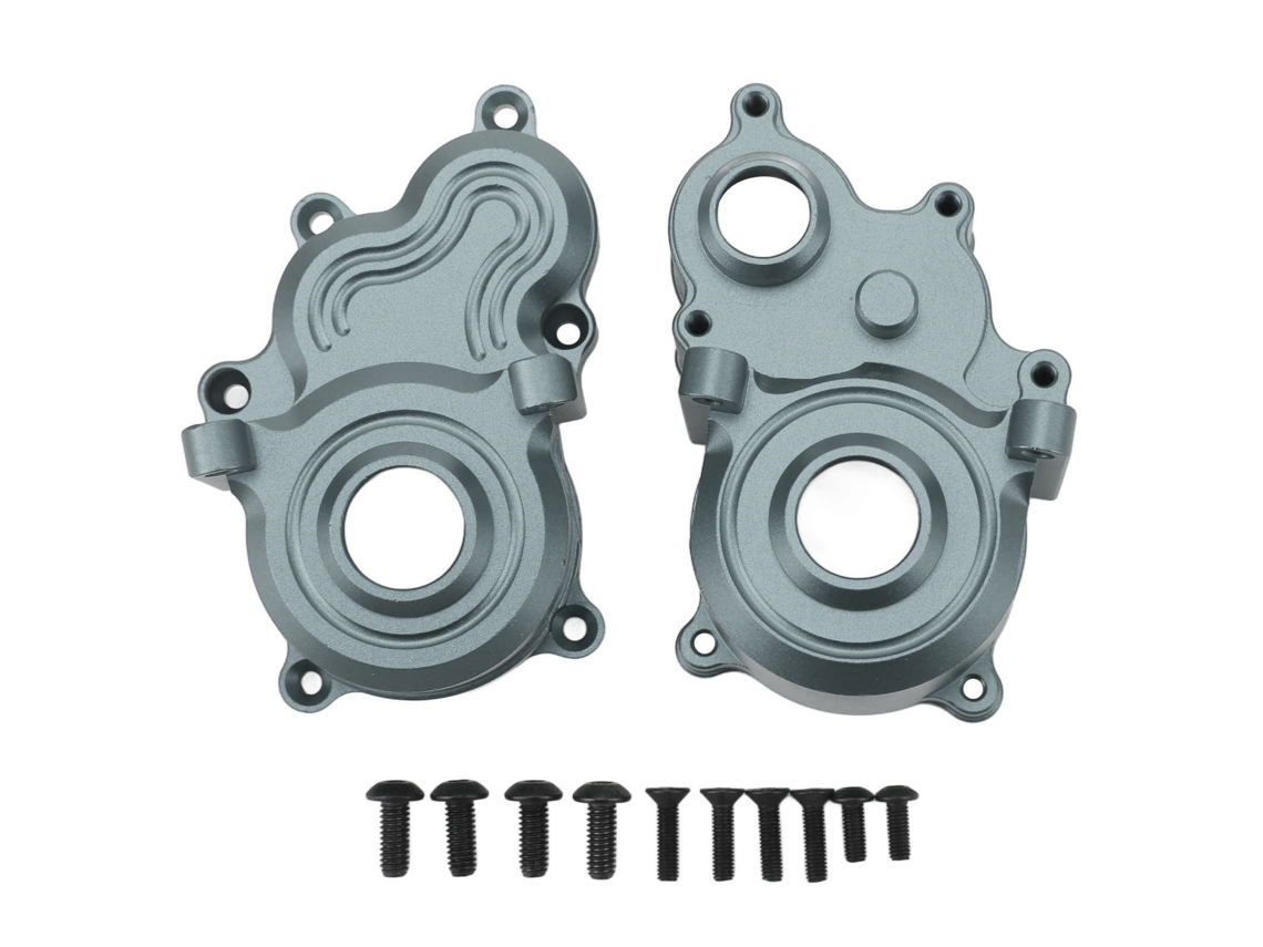 Cubierta De Caja De Engranaje De Aluminio Para Traxxas E Revo Vxl 2.0 1/10 Coche Rc Onda Metal 8691