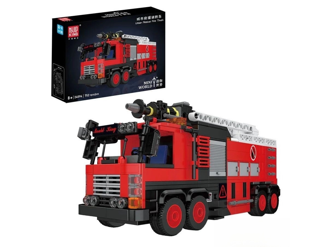 Mould King Camión De Bomberos 24094