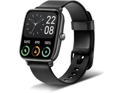 Reloj inteligente con Bluetooth, llamadas a Alexa integradas, monitor de actividad física HD de 1,8 pulgadas, frecuencia cardíaca, SpO2, sueño, color negro, Bestvite