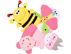 Conjunto De 4 Luvas De Banho Esfoliantes Para Meninos E Meninas Em Algodão Composto.