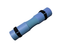 Almohadilla Para Mancuernas De Color Liso Para Sentadillas, Zancadas Y Empujes Con Cinturón, Azul, 43 X 9,5 Cm