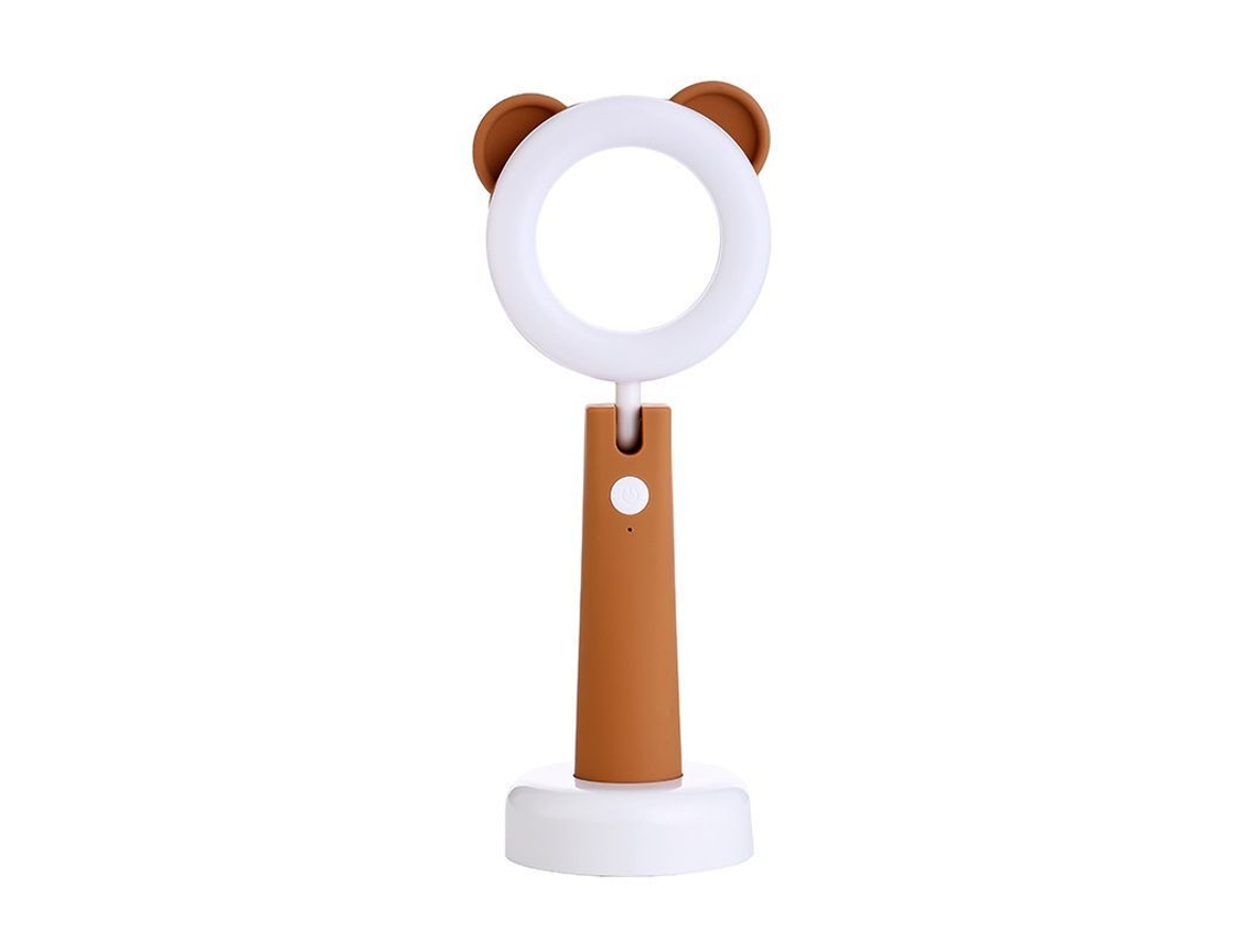 2026-lámpara De Escritorio Animal Led Para Niños Con 3 Modos, Usb Y Temporizador Apagado Automático (oso Marrón)