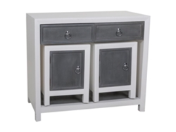 Consola WANDERLUST DECO (Madera - Blanco - 90 x 40 x 76 cm)
