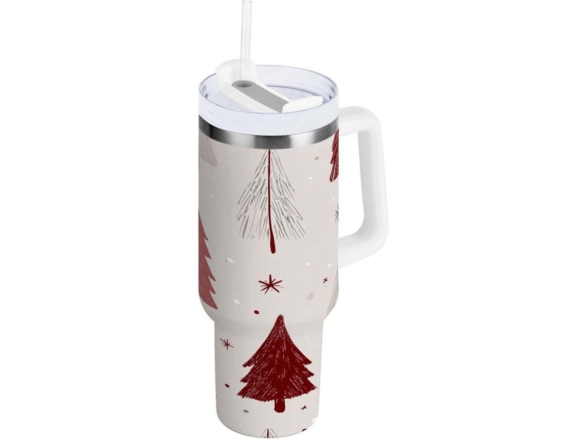 Árbol Navidad Vaso Botella Taza Acero Inoxidable - Vaso Térmico Portátil