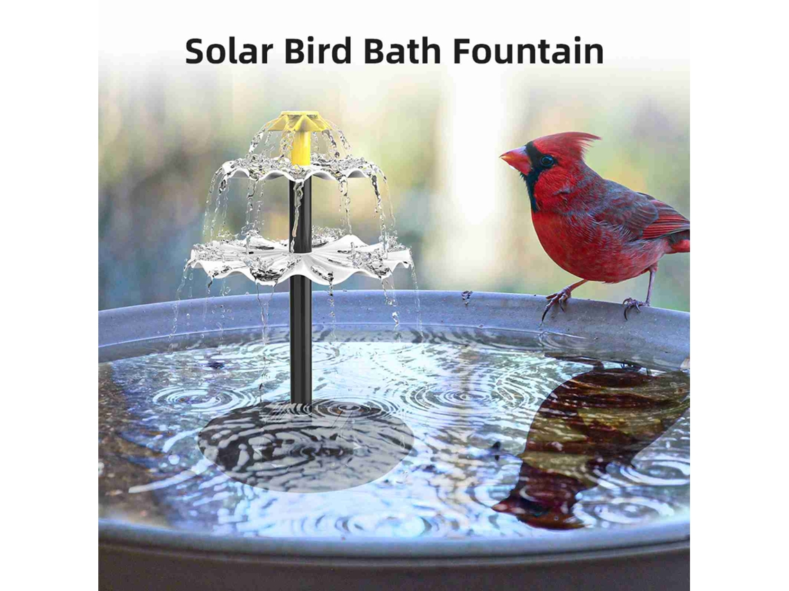 Bomba de agua solar de 6 W, 160 l/h, IP68, resistente al agua, para jardín y patio.