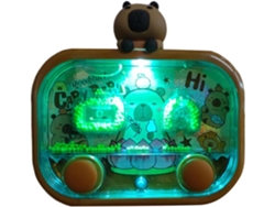 Juegos Acuáticos Para Niños: Acuario Transparente Visible, Juguete Lanzador De Doble Botón Con Diseño De Capibara,