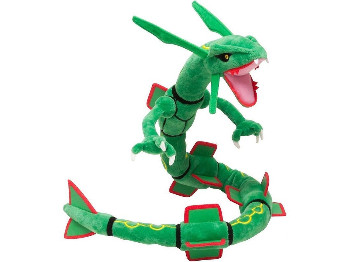 Peluche De Rayquaza Del Pokémon Center - 80 Cm, Suave, Con Marco Y Articulado.