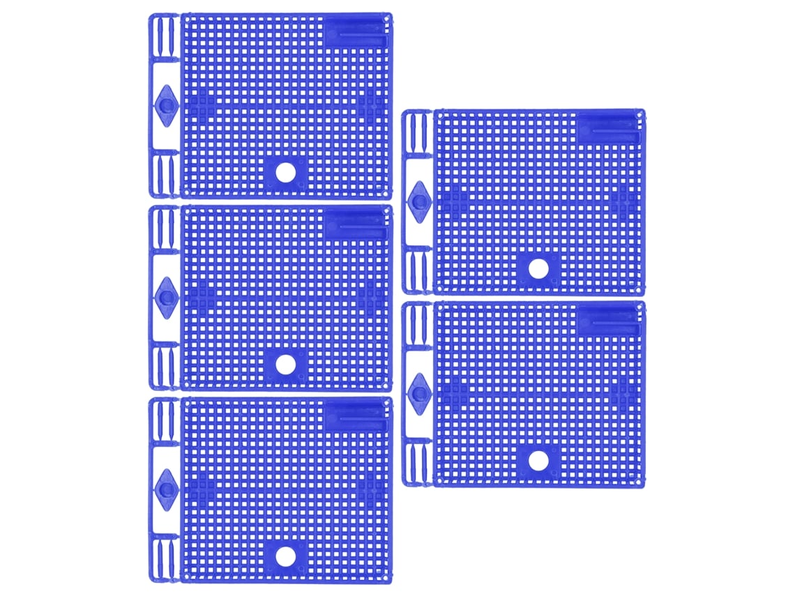 5 Jaulas Aislantes Reutilizables Para Abejas Reinas, Herramienta De Apicultura, Color Azul.