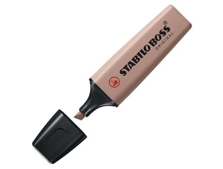 Subrayador STABILO Boss Original 10 Unidades Ocre