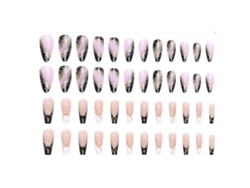 Dos juegos de adornos para uñas largas y pegatinas para uñas como herramientas de manicura. NEVEANCE