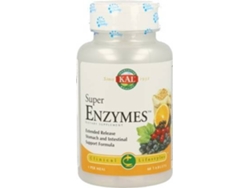 Complemento Alimentar KAL Super Enzymes Ação Prolongada (60 comprimidos)