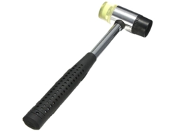 Martillo De Goma Bicolor 25mm Para Cuero, Carpintería Y Reparaciones Hogareñas
