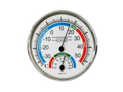 Higrotermógrafo para uso interior y exterior, termómetro e higrómetro de alta precisión con medición precisa de temperatura y humedad, termómetro de ambiente.
