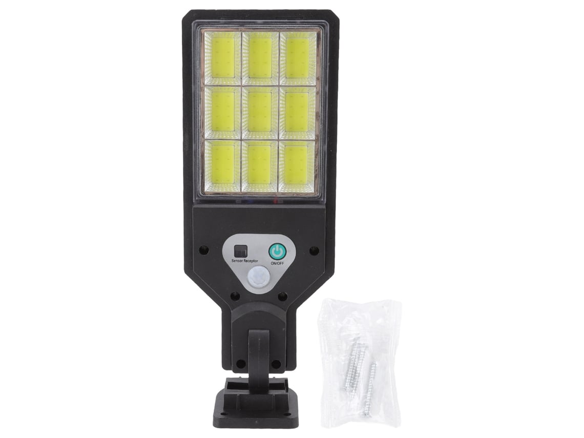 2026-lámpara Solar Led De Calle Con Sensor 9cob Ip65 Impermeable Para Patio Jardín Camino Exterior