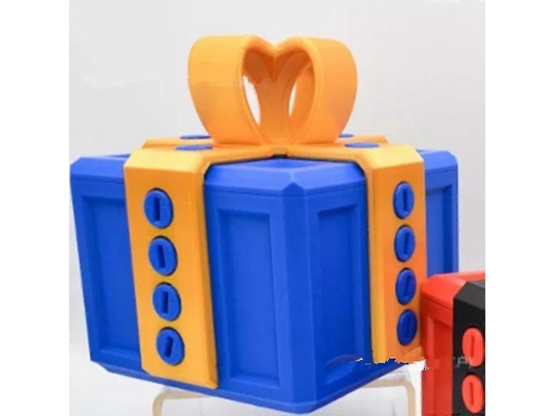 Caja de regalo Molesta 3D con tornillos, caja de regalo Molesta con almacenamiento giratorio Rosewell