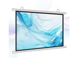 Pantalla De Proyección De 40, 50 Y 60 Pulgadas Para Montaje En Techo/pared, Pantalla De Proyección Enrollable