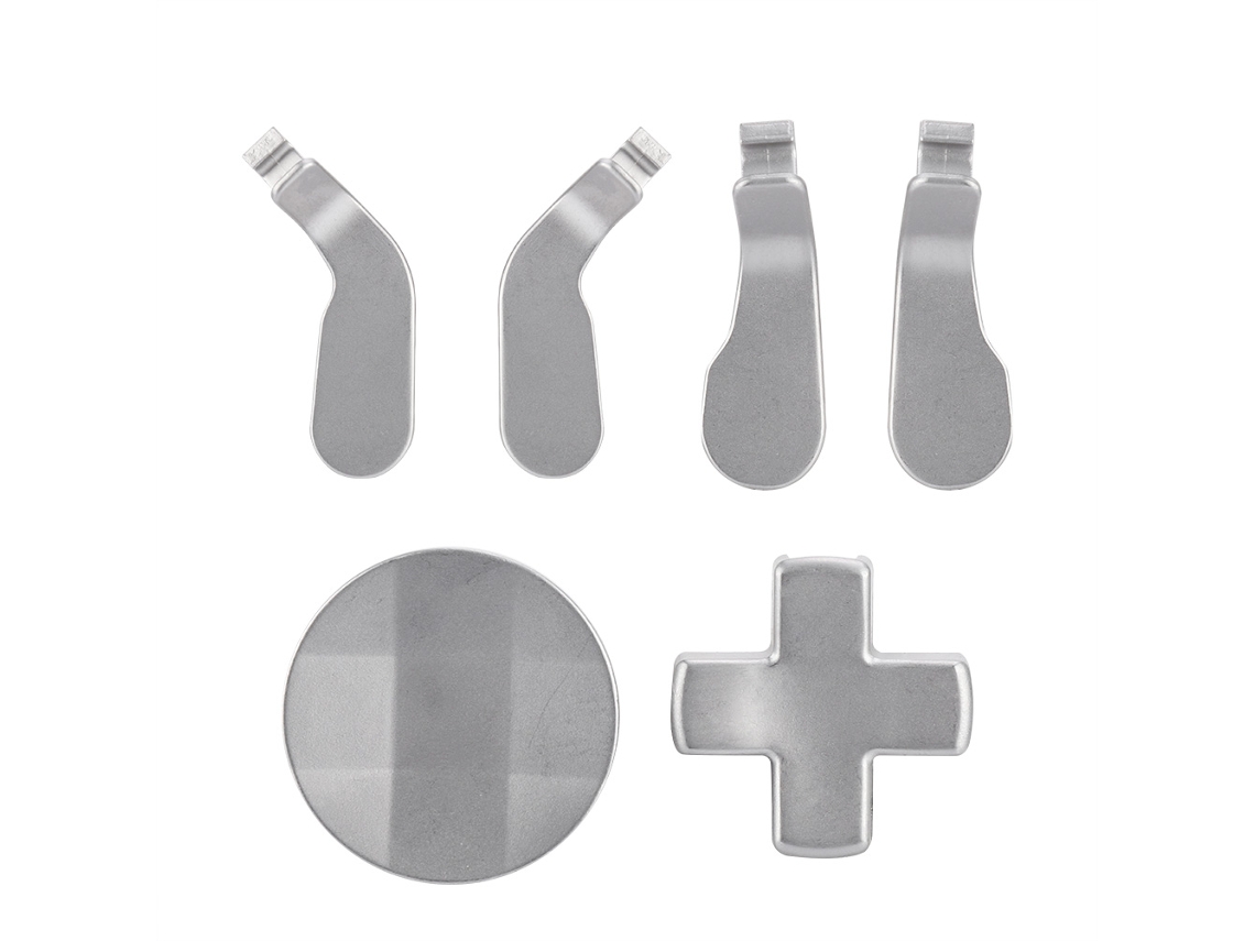 Kit de modificación de botones metálicos para el mando Elite de Xbox One (reemplazo, personalización)