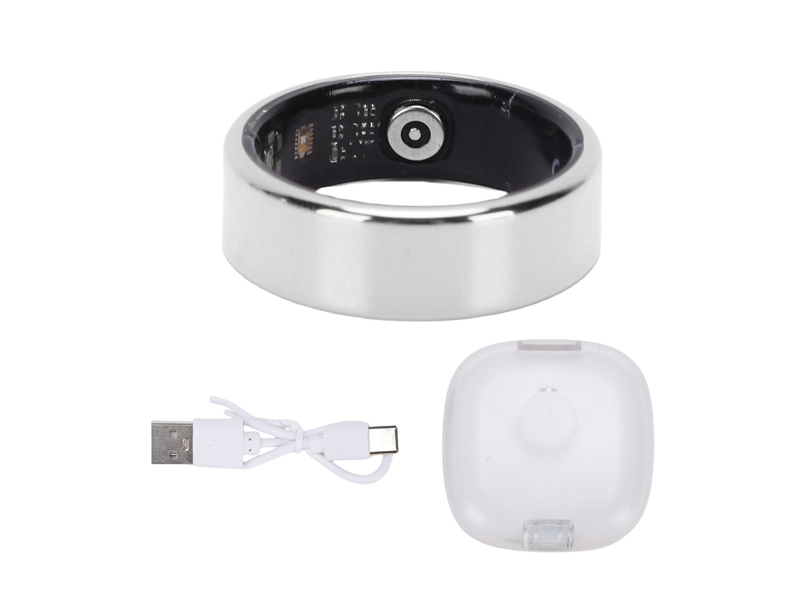 Anillo Inteligente Ligero Con Detección De Gestos, Rastreador De Fitness Impermeable Con Funda De Carga