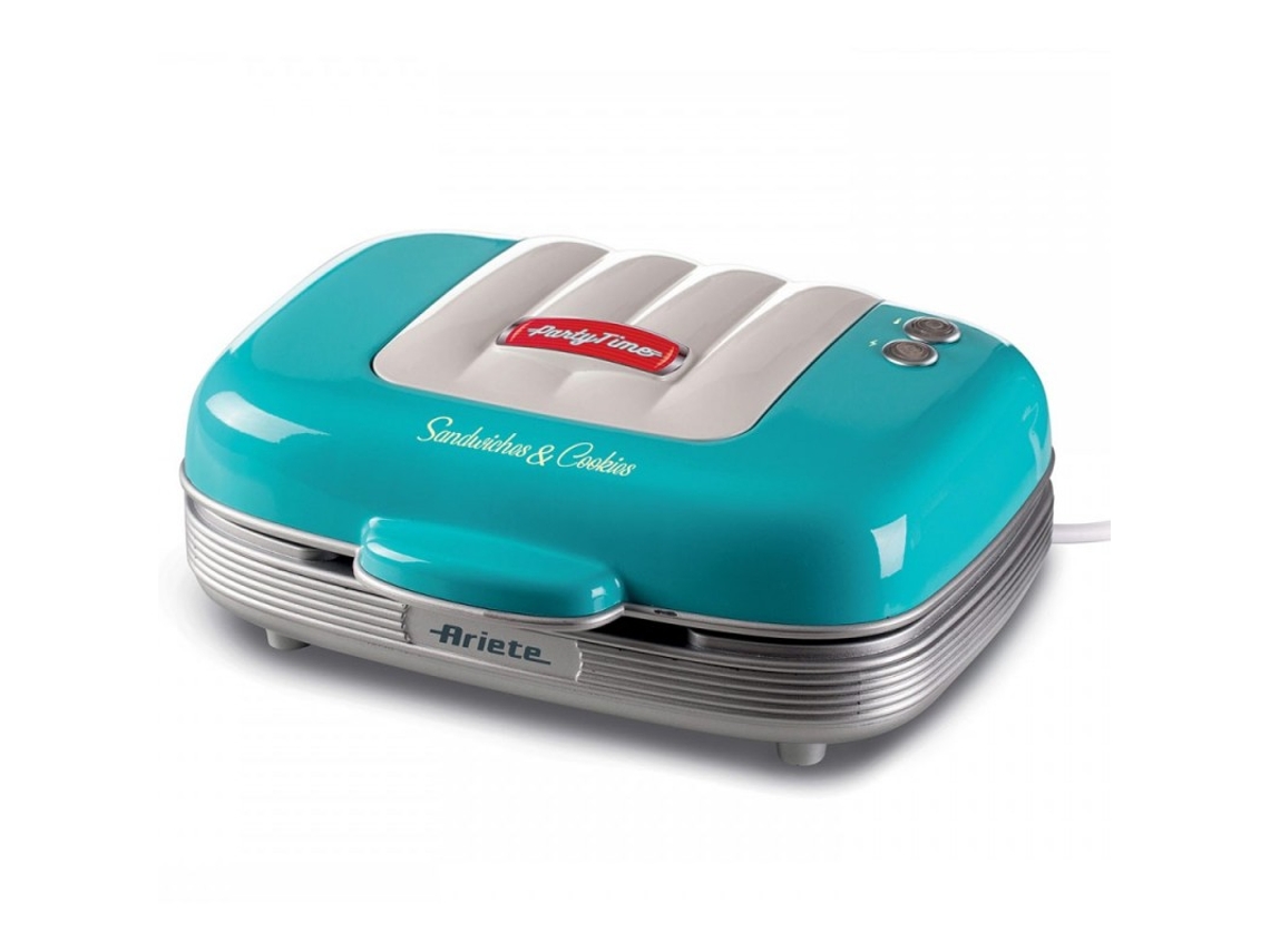 Sandwichera ARIETE 1972/01 3 En 1 Cupcakes Donuts Azul