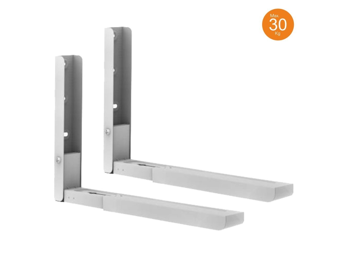 Soporte De Microondas 285-425 Mm 30 Kg De Blanco