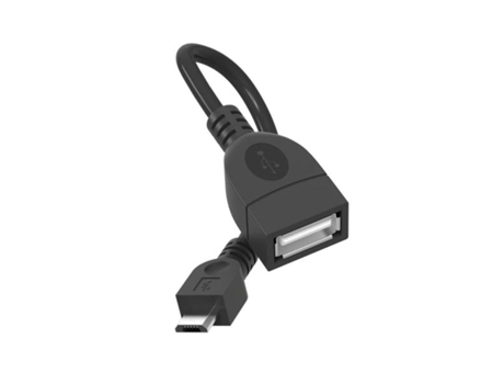 Jc Otg Black / Cable Adaptador Microusb (m) A Usb-a (h) 10cm