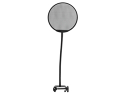 Filtro De Micrófono Antisalpicaduras Con Malla De Acero Y Cuello Flexible, Clip Negro Y Protector Antiviento.