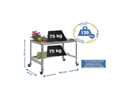 Mesa de cultivo Simongarden Desk Mob. 900x600 Gris/galva