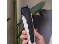 Kit De Tijeras De Pelo 6 En 1 Para Hombre Recargable Ipx7 Con Pantalla Lcd
