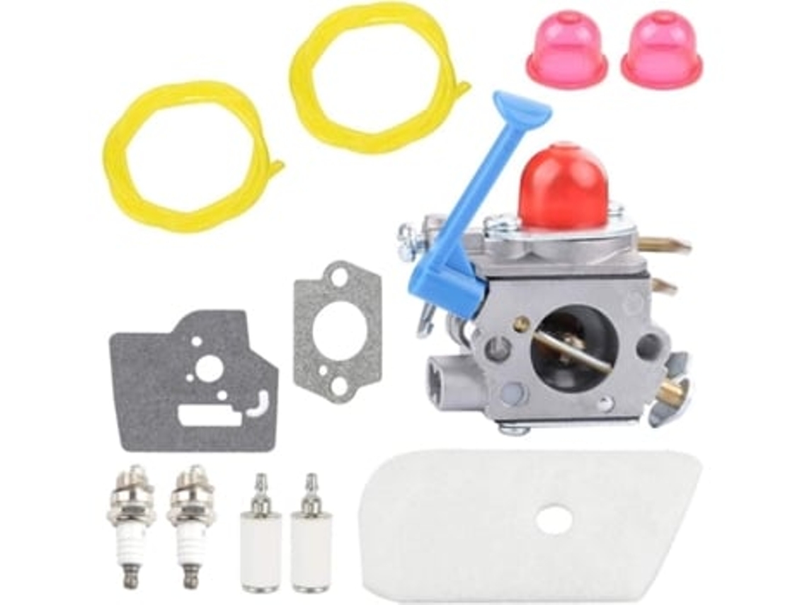 Kit de puesta a punto del carburador 128ld con filtro de aire para Husqvarna Sideboard de 28 cc, 128cd, 124l, 125l, 125ld, 125r, 125rj, 128c, 128l y 128ld Panoona