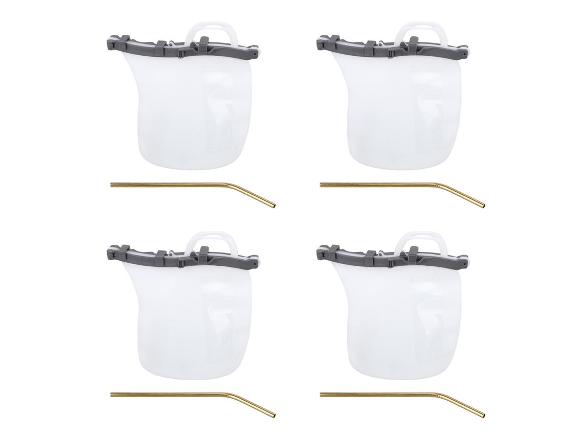4 Bolsas De Silicona Para Cocción Lenta De 1500 Ml, Aptas Para Microondas, Refrigerador Y Lavavajillas, Ideales Para Marinar Y Almacenar.